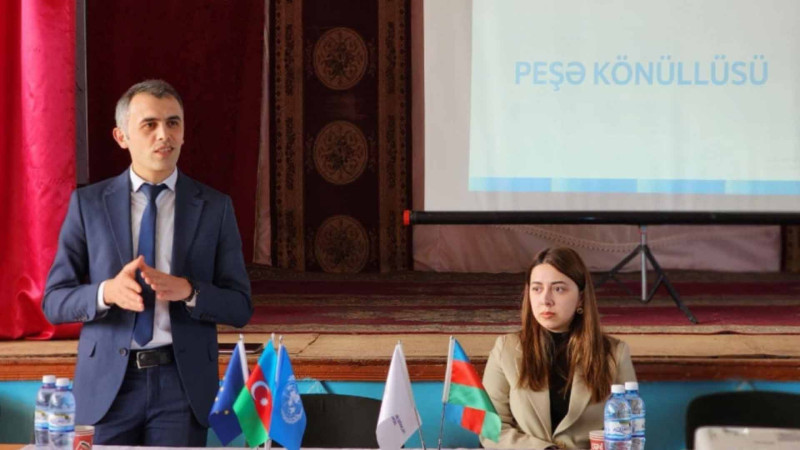 Lənkəran Peşə Liseyində “Peşə könüllüsü” proqramı çərçivəsində görüş keçirilib