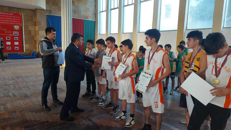 Cəlilabadda basketbol üzrə Qış Kuboku başa çatıb