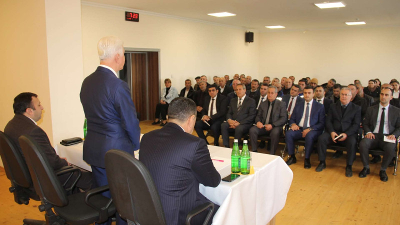 Rafiq Cəlilov Kazımabad kənd sakinləri ilə görüş keçirib