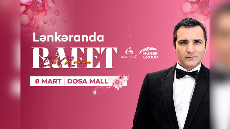 Məşhur türk müğənnisi Rafet El Roman Lənkəranda konsert verəcək