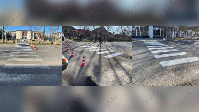 Lənkəranın mərkəzi küçəsində piyada zolaqları yenidən boyanır