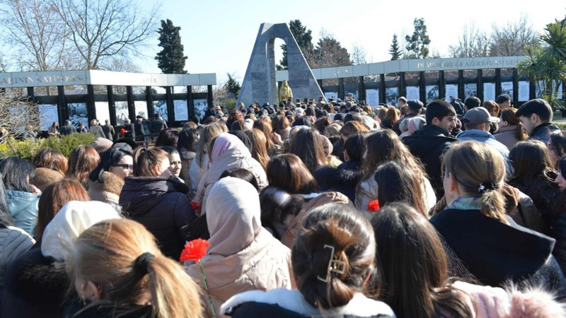 Lənkəranda Xocalı soyqırımında həlak olanların xatirəsi anılıb