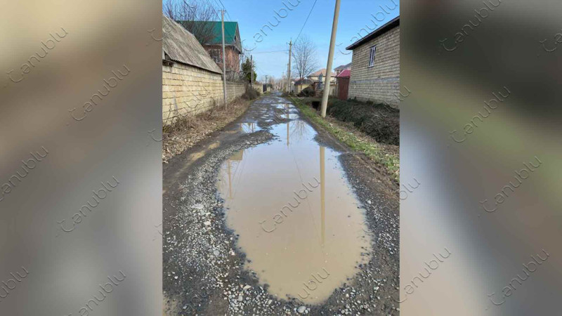 Lənkəran rayonunun Sütəmurdov kəndinin yolu keçilməz vəziyyətdədir