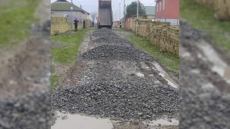 Cəlilabad: Daha bir kəndin yolları təmir edilib