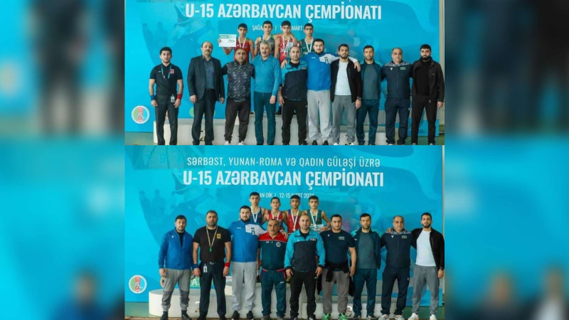 Lənkəranlı güləşçilər Respublika birinciliyinin bürünc medalını qazanıblar