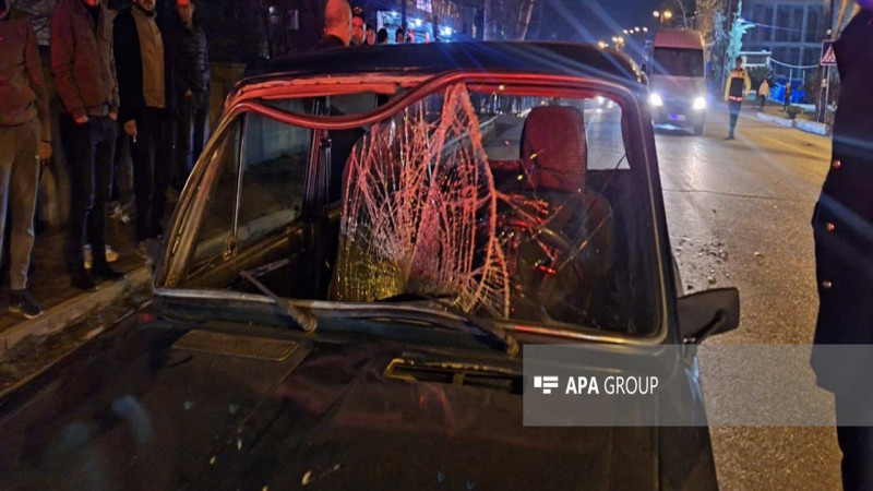 Lənkəranda qəza: iki piyada xəsarət alıb