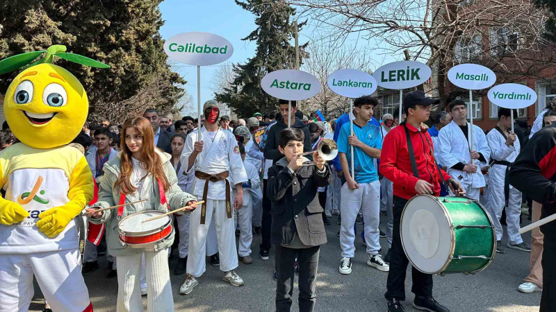 Lənkəranda idman paradı baş tutub