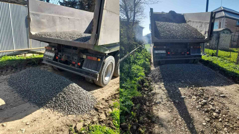 Cəlilabadın Bəcirəvan kəndinin yolları təmir olunub