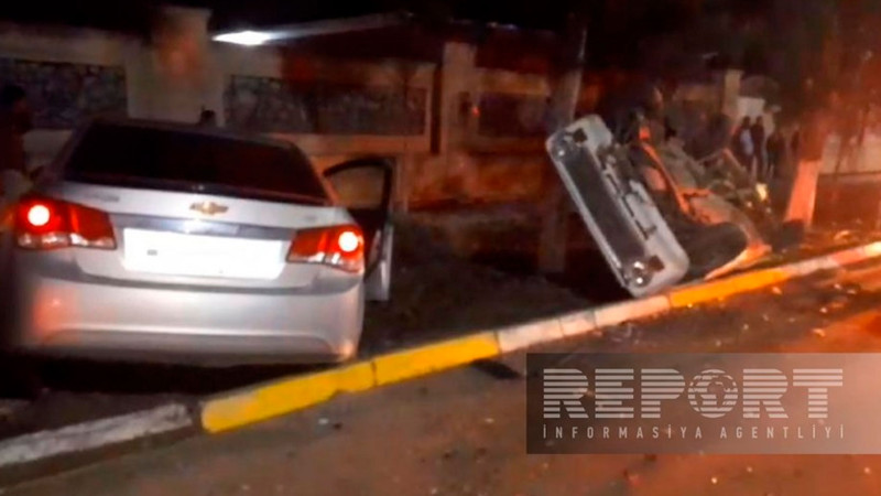 Cəlilabadda qəza: üç nəfər xəsarət alıb