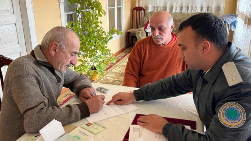 Miqrasiya baş idarəsi tərəfindən sağlamlıq imkanları məhdud şəxslərə səyyar xidmət göstərilib