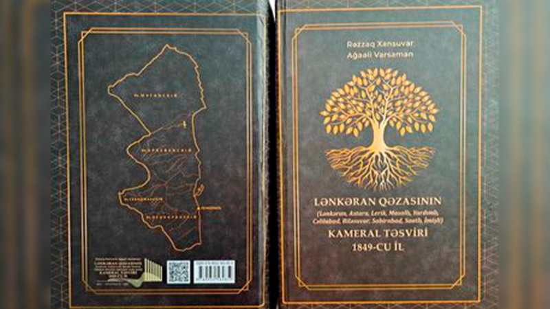 1849-cu il Lənkəran qəzasının kameral təsviri kitabı ikinci dəfə çap olunub