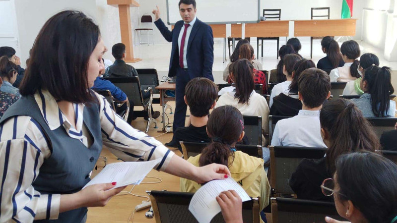 Cəlilabad Dövlət Peşə Təhsil Mərkəzi məktəblilərlə görüş təşkil edib