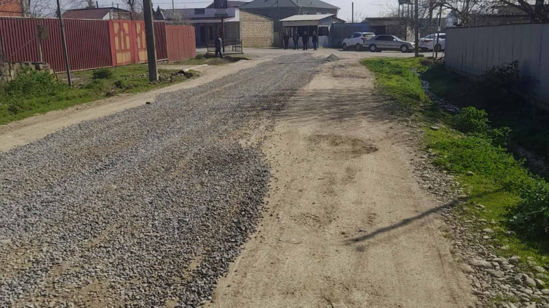 Cəlilabadın Komanlı kənd yolları təmir edilib