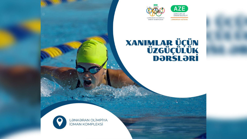 Lənkəranda qadınlar üçün üzgüçülük dərslərinə start veriləcək