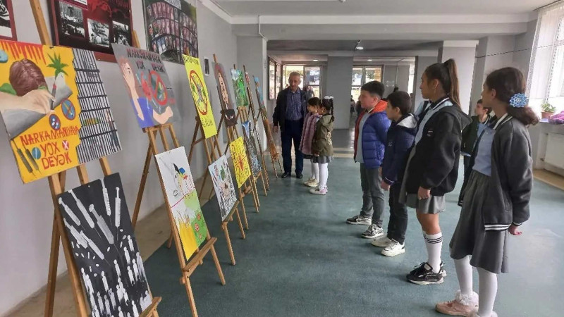 Astarada Narkomaniya - ağ ölüm adlı sərgi keçirilib