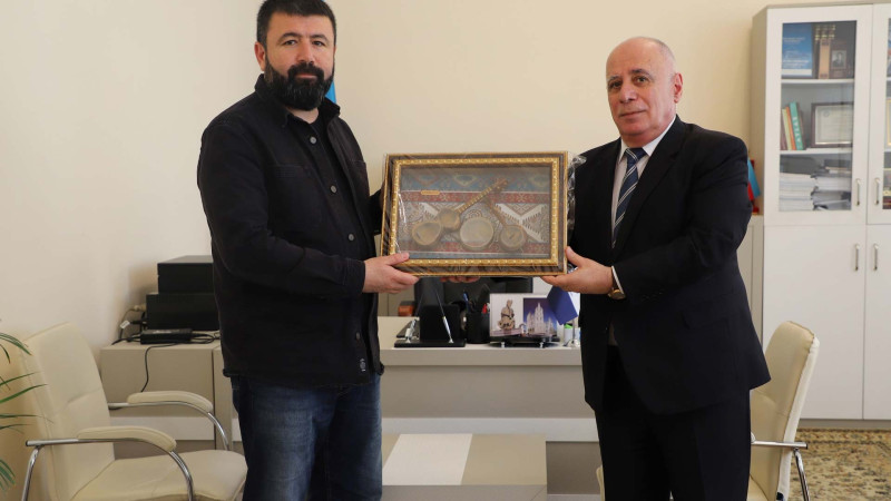 Türkiyəli alim LDU-da olub