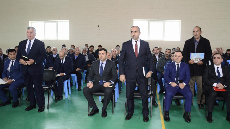 Araz Əhmədov Təklə ərazisinin sakinləri ilə görüş keçirib
