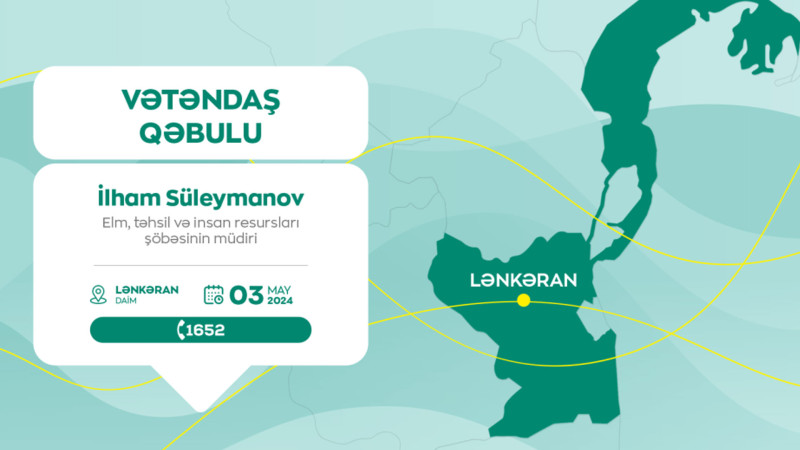 Kənd Təsərrüfatı Nazirliyi: Lənkəranda vətəndaşların qəbulu keçiriləcək