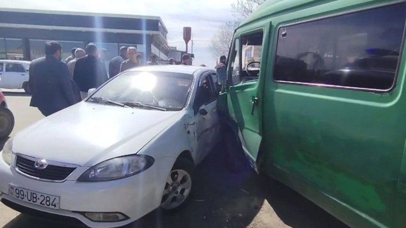 Cəlilabadda 3 avtomobil toqquşub