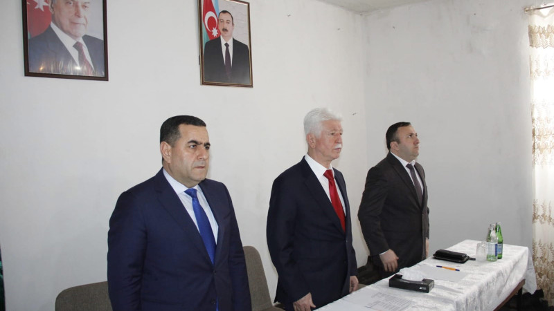 Rafiq Cəlilov Şabanlı kənd sakinləri ilə görüşüb