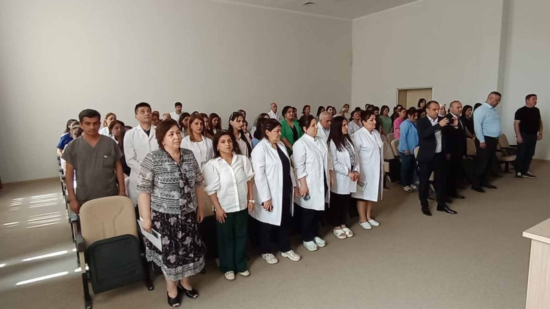 Masallı rayon Mərkəzi Xəstəxanasında Zərifə Əliyevaya həsr olunmuş tədbir keçirilib