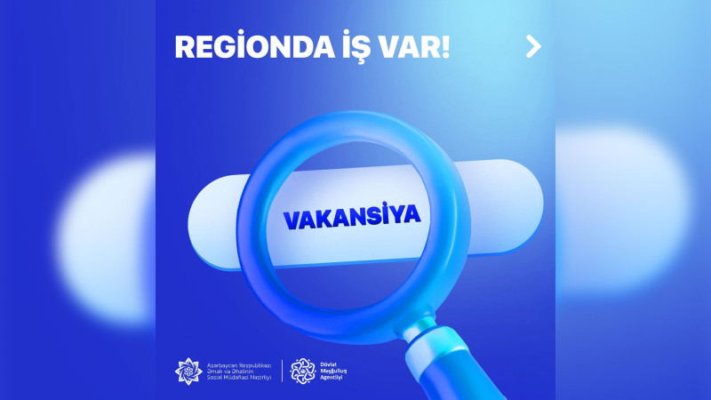 DMA: Lənkəranda aktiv vakansiya mövcuddur