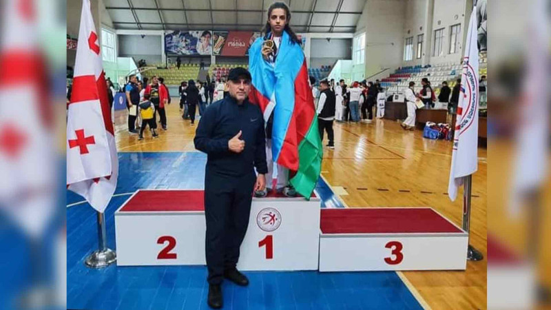 Taekvondoçumuz beynəlxalq turnirin qızıl medalını qazanıb