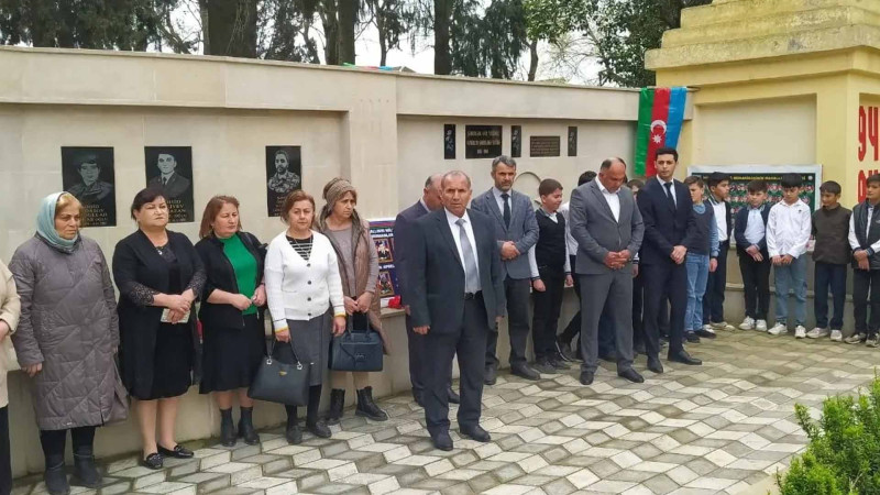Masallıda şəhid Qəhrəman İsmayılovun xatirəsi anılıb