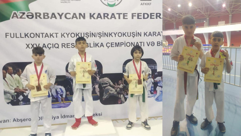 Masallıdan olan karateçi qardaşlar respublika birinciliyində yer tutublar