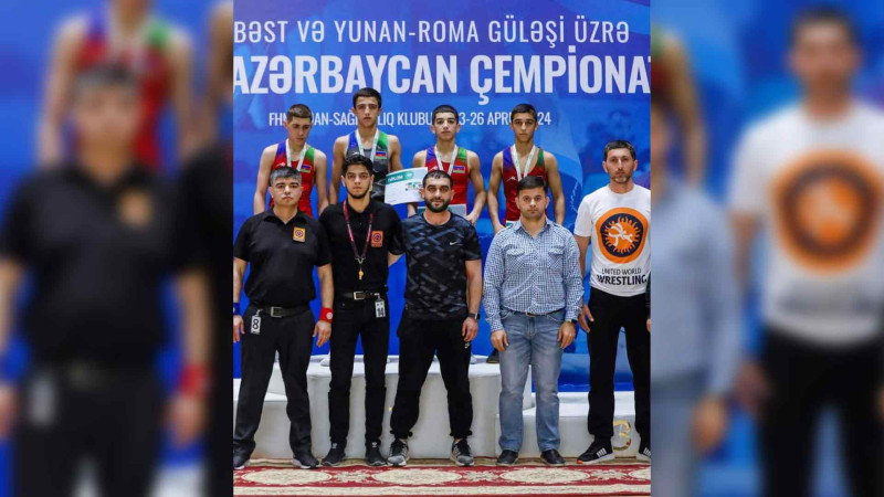 Güləşçilərimiz Azərbaycan çempionatında 4 medal qazanıblar