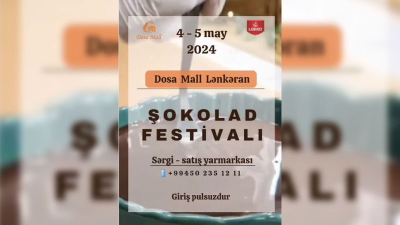 Lənkəranda şokolad festivalı keçiriləcək
