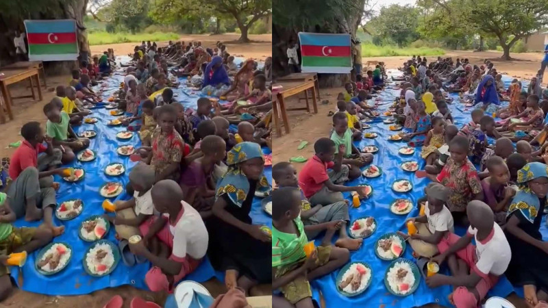 Lənkəran sakini Afrikada iftar süfrəsi verib