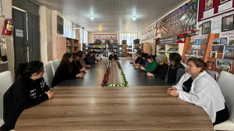 Masallıda Vətən müharibəsi şəhidi Sənan Səlimova həsr olunmuş görüş keçirilib