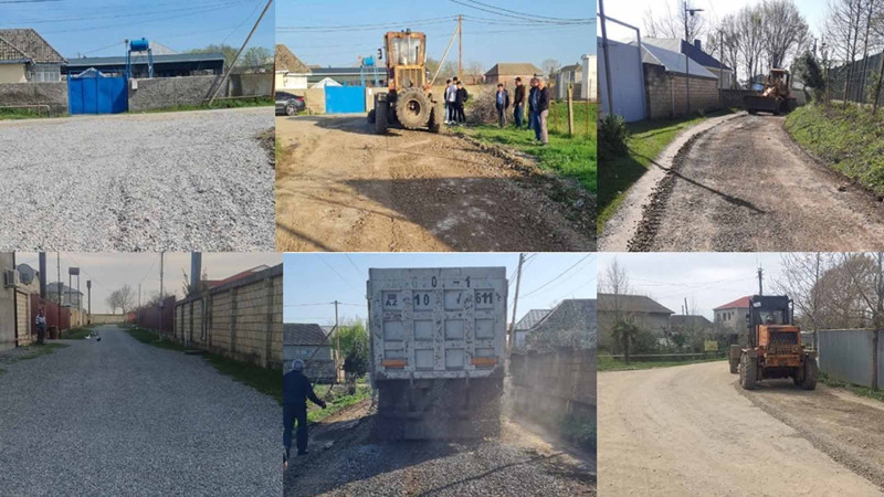 Masallıda yollar təmir olunub