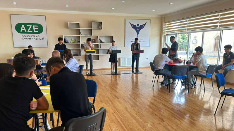 Masallıda şagirdlər intellektual yarışmada biliklərini sınayıblar