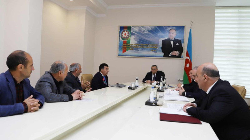 Masallıda SHXÇDX rəisi Mürsəl İbrahimov vətəndaşları qəbul edib