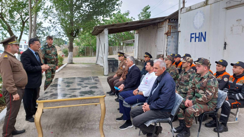 FHN-in Cənub Regional Mərkəzi Xəzər dənizi sahilində təlim keçirib
