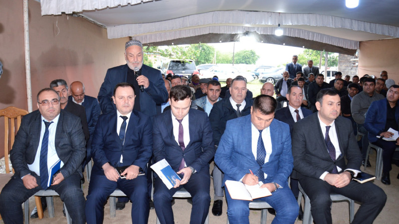 Araz Əhmədov Qarğalıq ərazisində vətəndaşları qəbul edib