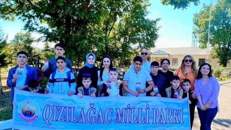Qızılağac Milli Parkına ekskursiya təşkil edilib