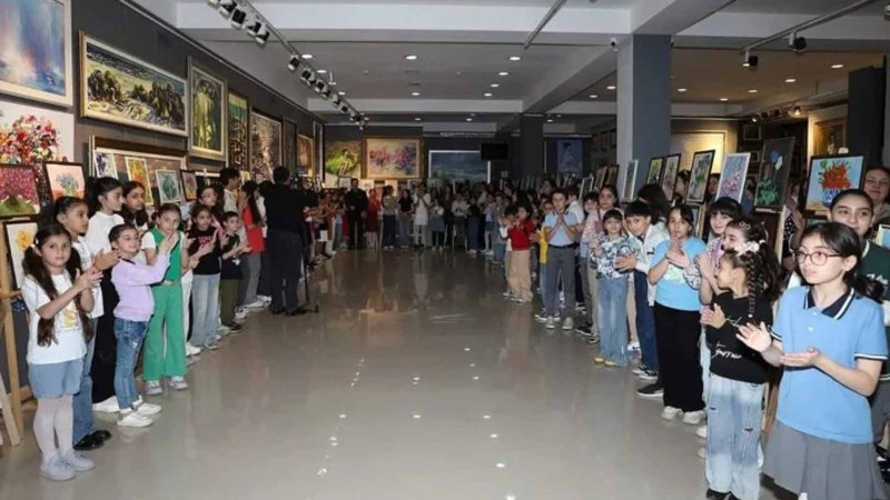 Masallının rəssamları Rəsm Festivalında sertifikatlarla mükafatlandırılıblar