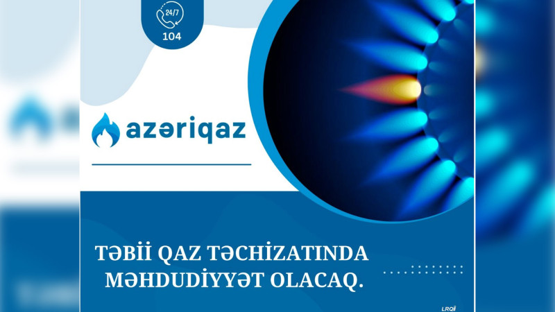 Masallının bəzi ərazilərində qaz olmayacaq