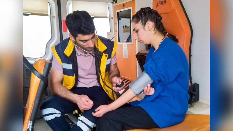 Cənub bölgəsində keçirilən qəbul imtahanlarında təcili yardım briqadaları növbətçilik ediblər