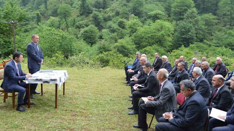 Qəzənfər Ağayev Vaqadi kənd sakinləri ilə görüşüb