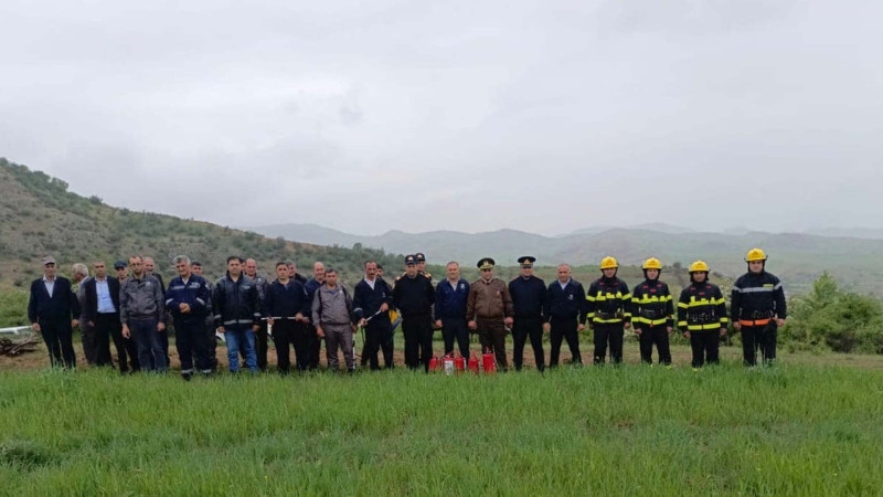 Masallıda “Yanğın təhlükəsizliyi” mövzusunda təlim keçirilib