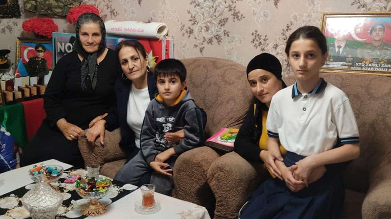 Astarada şəhid Əli Babazadənin ailəsi ziyarət olunub