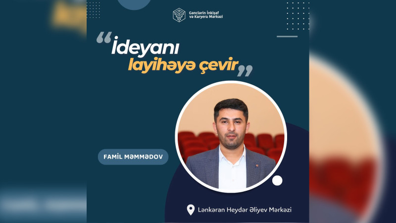 Lənkəranda gənclər üçün təlim təşkil olunacaq