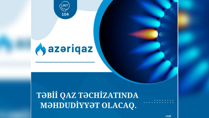 Masallı: Sabah 2100 abonent qazsız qalacaq