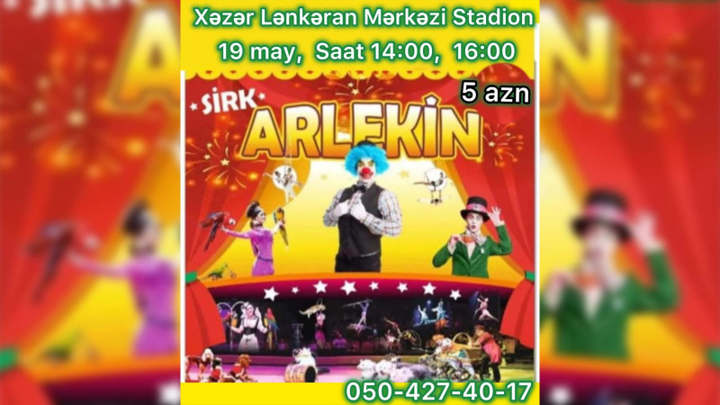 Lənkərana “Arlekin” sirki gəlir