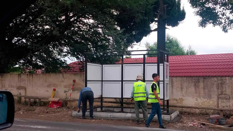 Astarada yeni dayanacaq tikilir