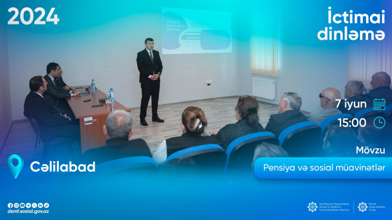 Cəlilabad: İctimai dinləmədə iştirak edənlərin nəzərinə